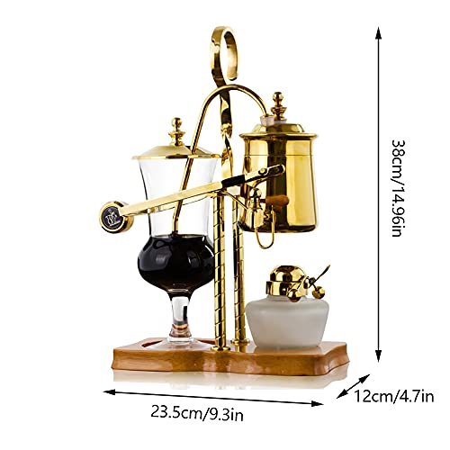 Cafetera Sifón Clásica con Base de Madera 4 tazas miniatura 2