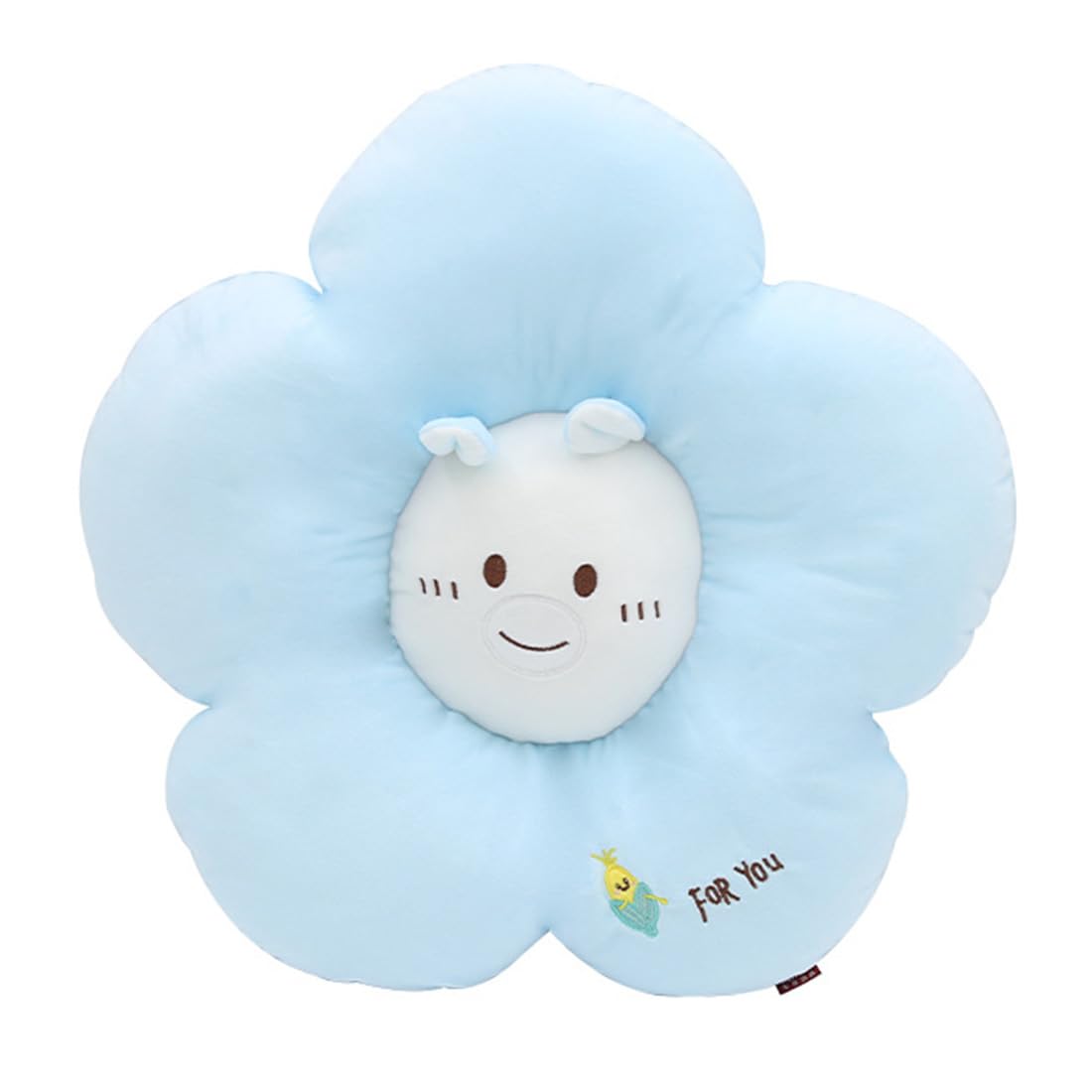 VHJdtE Seat Cushion, Cartoon Cute Flower|Soft Cozy Petal-Shaped Chair Pad For Sitting|Comfy Back Cushion For Office(C-blue-50x50x9cm(19.6x19.6x3.5in))