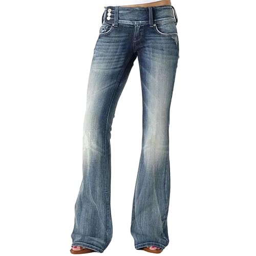Jeans évasés pour femme à coupe ajustée sculptante pour un confort quotidien durable