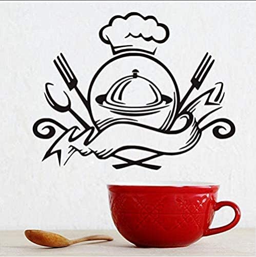 Creative Art Wall Stickers Food Logo Instant Sticker Creative Mural Restaurant Mural 75*58 cm