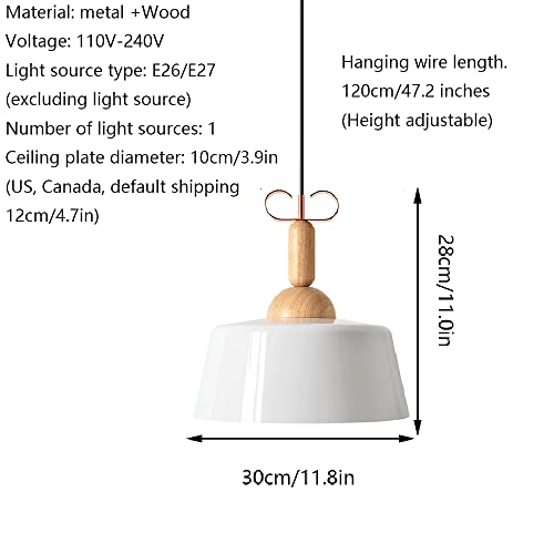 Lampe suspendue scandinave moderne LED colorée pour café - 6