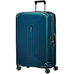 Conjunto Maletas Samsonite Samsonite Neopulse, Equipaje- Maletas, Unisex Adulto, Azul (Metallic Blue), L (75 m - 94 L)