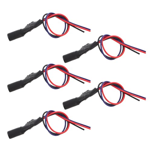 ELAYARD 5 Piezas Cable Rectificador Relay con Filtro Señal para Cámara de Marcha Atrás Accesorio Modificación Luz Reversa para Auto