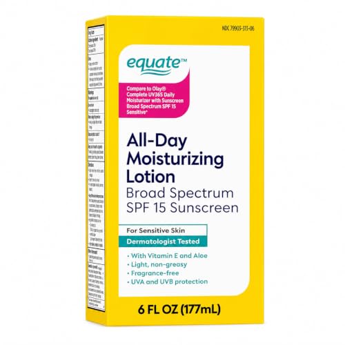 Equate All-Day Moisturizing Lotion with SPF 15 Sunscreen, 177mL image 2
