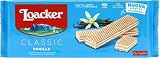 Loacker, Classic Vanille, Wafer Classico con 3 Strati di Cialde Farcite con Crema alla Vaniglia, 100% Vaniglia Bourbon, Merenda e Snack, 1 Confezione da 175g