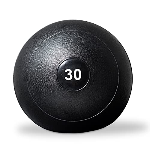 REP Weighted Slam Balls | 30 lb | Exercise and Fitness Balls for Strength Training, Soft Rubber Grip, Non-Bounce Medicine Ball | Crossfit, Home Gym, Fitness, and Core Workouts | Black