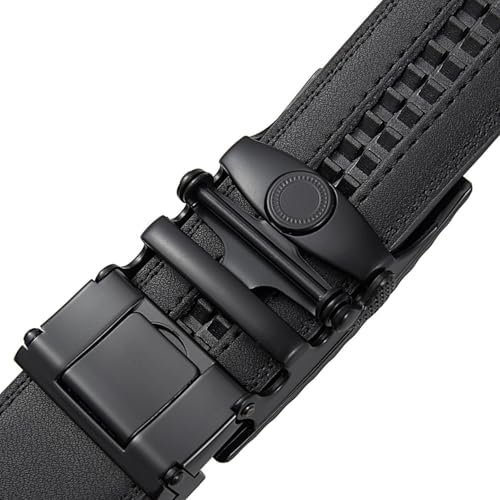 Image of WildHorn Men's Genuine Leather Belt for Men| Premium Auto-Lock Buckle | Adjustable up to 48 inch | Formal & Casual Wear | Micro-Adjust Fit | Stylish Gift Box Included