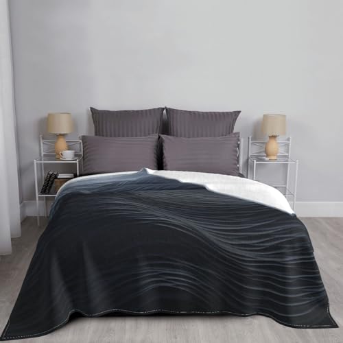 Couverture polaire en flanelle pour fauteuil et soirées canapé - 4