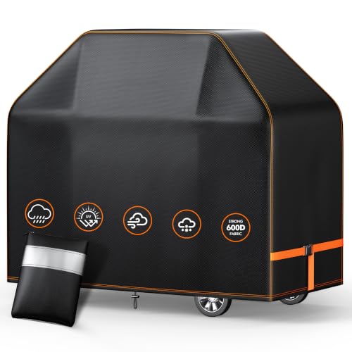 Vewaci 58 inch Gas Grill Cover for Outdoor Grill, Tear Resistant BBQ Cover