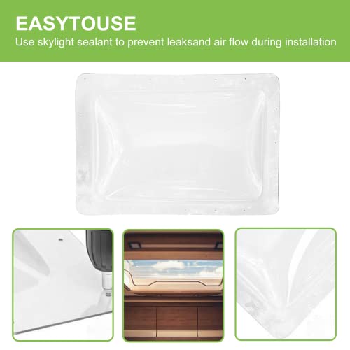 Afeile Universal Sl1422S Rv Skylight 18"X26" For Travel Trailer Rv Camper Truck Clear #TOP2