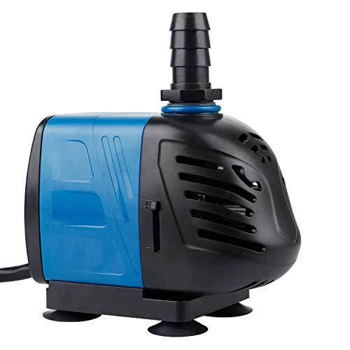 Uniclife Submersible/Inline Water Pump for Pond Pool Fountain Aquarium Fish Tank,400 GPH
