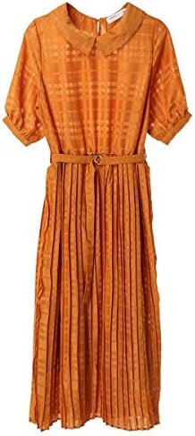 Amazon アースミュージック エコロジー Earth Music Ecology Slp ベルト付きワンピース オレンジ F ワンピース チュニック 通販