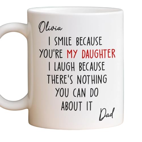 Custom Mug - Personalized Birthday Gifts For Mom, Dad, Daughter,
