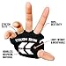 STKR Concepts Tough Skin - Palm Protective Gloves, Size X - Large, Black