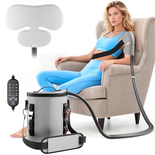 Gelpal Cold Therapy Machine with Timer Portable Ice Machine for Shoulder After Surgery Knee Ice Area Accessory Cryotherapy Pain Relief Recovery System for Shoulder Knee Hip and Ankle Replacement