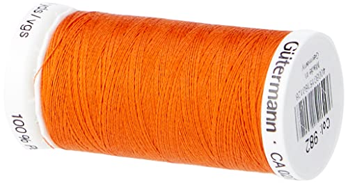 Gutermann Sew All Polyester Thread, 250Mtr, Orange Dusk (0982), 5.5 x 2.7 x 2.7 cm - Image 2