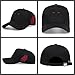 Pesoncarl Baseball Cap Adjustable Animal Embroidery Baseball Hat Classic Black Hip Hop Hat Summer Trucker Fishing Cap Lightweight Men Women for Daily Use, Outdoor Activities, Sports
