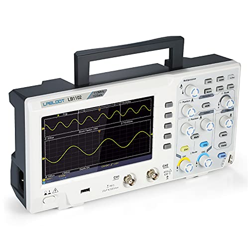Image of LB1102 110MHZ Bandwidth Oscilloscope 2-Channel 1GS /s Digital Storage Oscilloscope 7 inch LCD Display