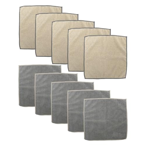 アズマ おそうじクロス10枚入-IN マルチクロス マイクロファイバー ふきん 台ふき ぞうきん 汚れにくい 雑巾 水だけで油汚れが落とせる しょう油・ソースなどの食卓の汚れ拭き 洗面台 吸水性 速乾性 油汚れクロス 洗車 30×30cm