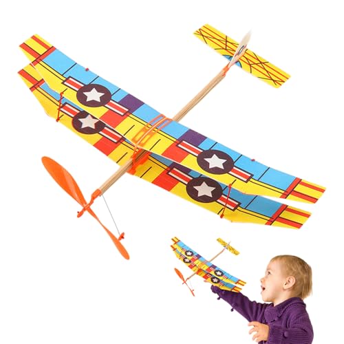 Kit de modelo biplane genérico - Aircraft Kit, Aircraft Kits | Beginners Advanced Pilots, Instrucciones Included for Realistic Design, Sturdy Construction,Model Building Enthusiasts