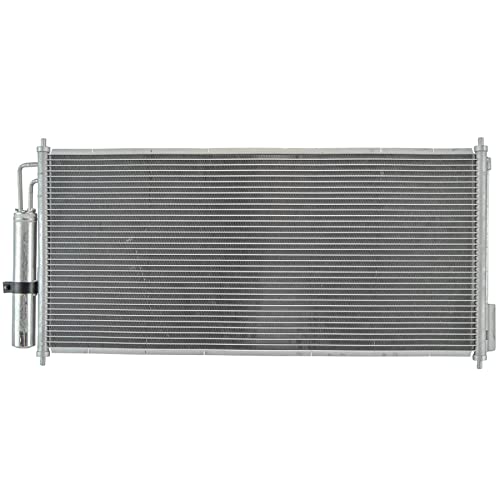 Image of TRQ A /C Condenser and Receiver Drier Assembly Compatible with 02-06 Nissan Altima 04-08 Maxima
