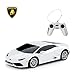 RASTAR Lamborghini HURACÃN LP610-4 RC Car Radio Remote Control, 1/24 Scale (White)