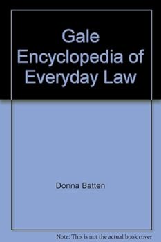 Hardcover Gale Encyclopedia of Everyday Law Book