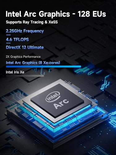 Image of Bmax Mini PC B11 Power, AI Mini PC with Intel Core Ultra 7 155H (Built-in NPU), 24GB LPDDR5 1TB NVMe SSD, 4K Triple Display (HDMI 2.1 /DP 2.1 /Type-C), WiFi 6 /BT 5.2,Mini Desktop Computer for Design