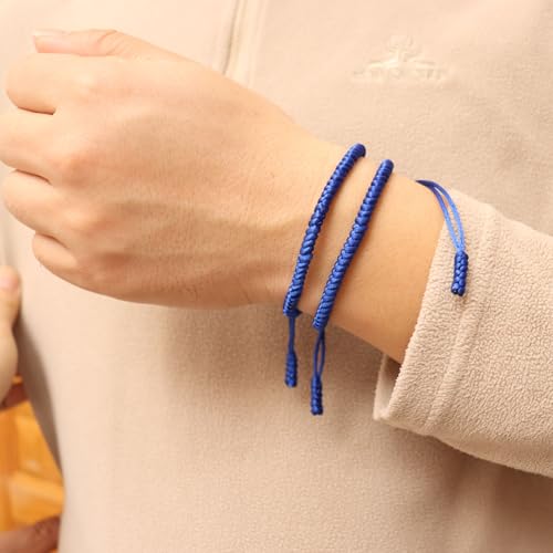 Blue Friendship Bracelets, Blue Rope Knots Friendship Bracelet, Blue Bracelets for Men Women2