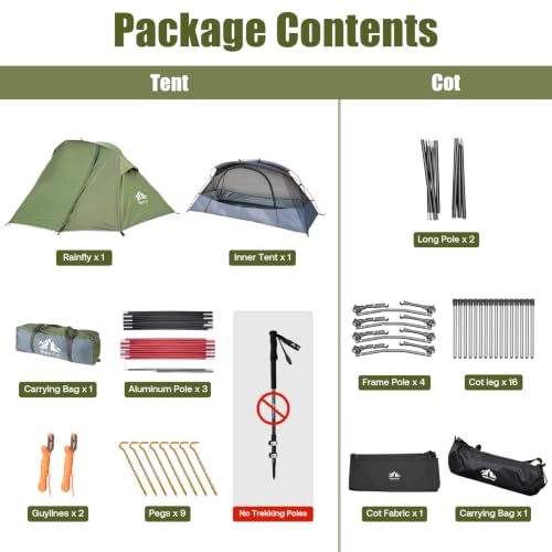 Night Cat Cot Tent Combo：Comfortable Folding Camping Tent Cot by Night Cat - Used condition - Image 9