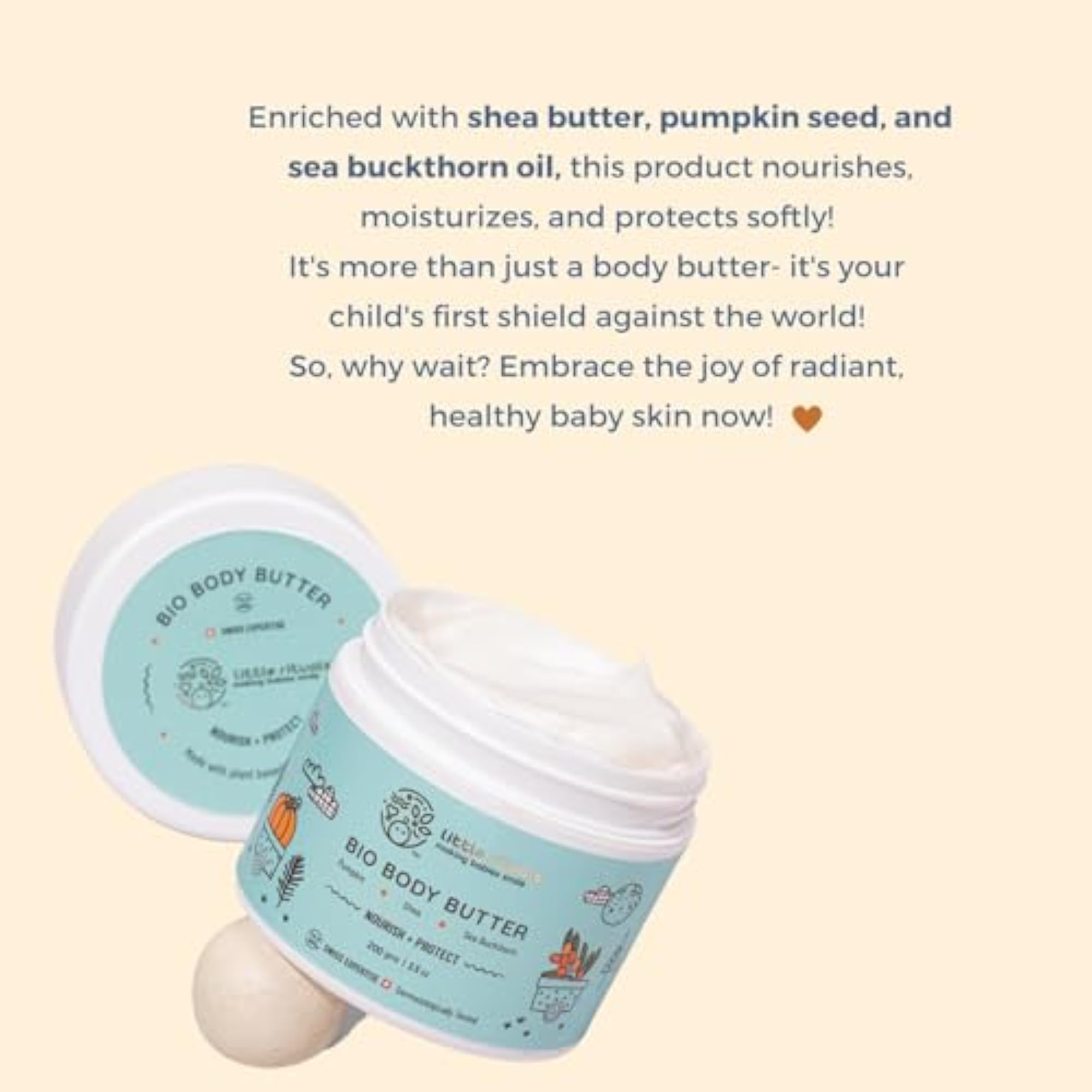 Baby BIO Body Butter with Pumpkin & Shea Butter