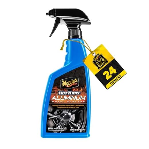 Meguiar's G14324 Hot Rims Aluminum Wheel Cleaner - 24 Oz Spray Bottle