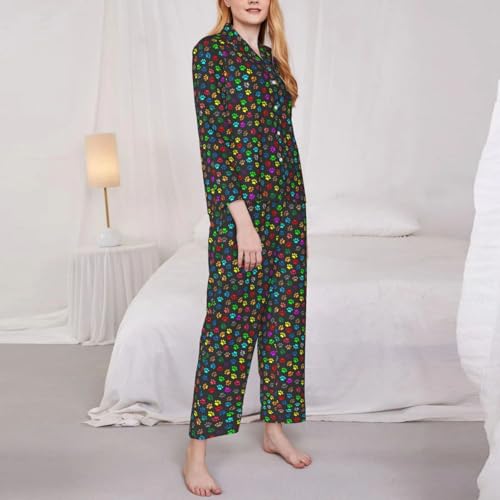 Pyjama à manches longues imprimé pour vos soirées cocooning à la maison - 3