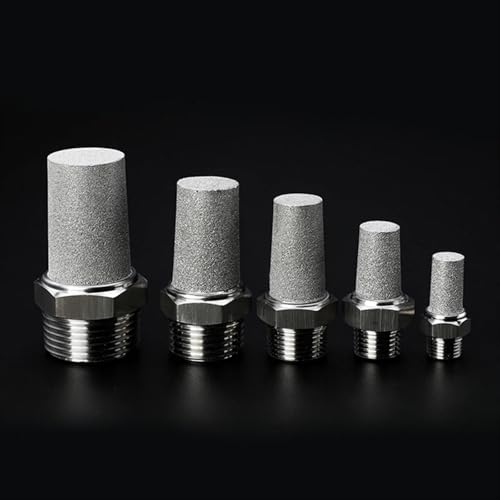 Accessoires de filetage et silencieux pneumatique inox pour stopper le bruit de l'air