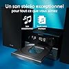 Philips TAM3505M2 Hi FI Microchaîne, Bluetooth, Lecteur CD, USB, Radio FM et Dab Auracast, 85% matières recyclées après consommation