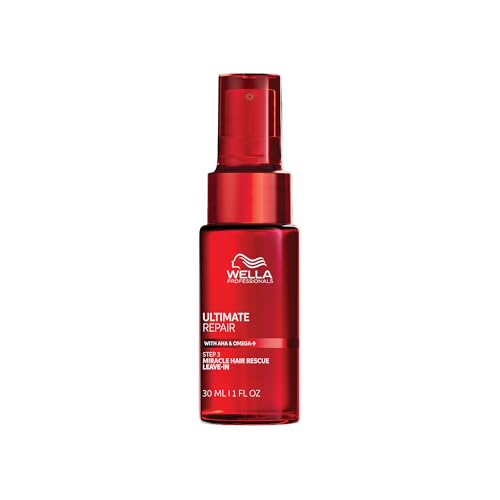 Wella Professionals Ultimate Repair Miracle Hair Rescue Haar Serum – reparierende 90 Sek. Haarkur ohne Ausspülen – entwirrendes Spray mit Anti Frizz und Anti Spliss Wirkung – 30 ml