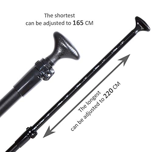 image for Karltion SUP Paddle - 3 Pieces Adjustable Aluminium SUP Paddle Alloy S