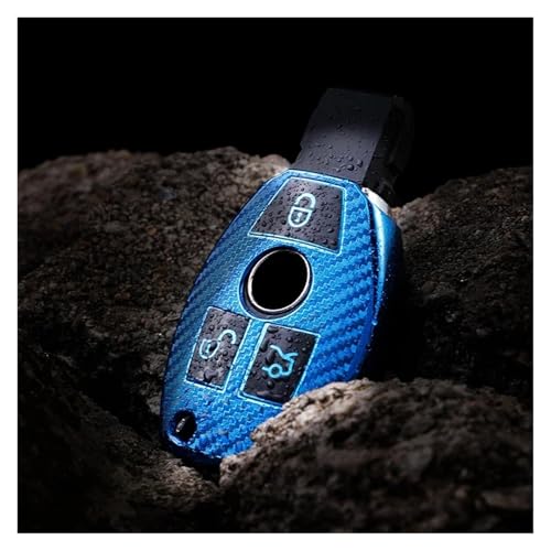 Coque de clé pour Benz CLS anti-rayures étui bleu de protection pour clé de voiture CLA