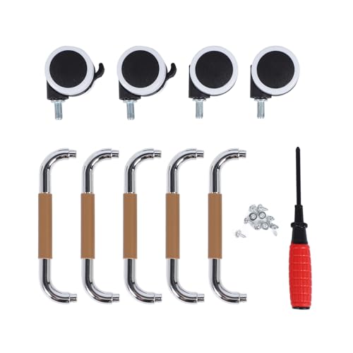 TYTOGE Caixotes de armário de armazenamento com rodinhas multifuncionais de grande capacidade com ro