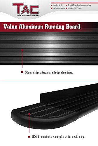 Estribos de aluminio negro para Ford Explorer 2011-2019 miniatura 4