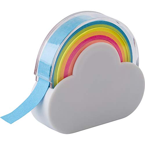 Dispensador de cinta adhesiva, arco iris, multicolor, incluye la cinta de notas adhesivas, longitud aprox. de la cinta 15 m Cover