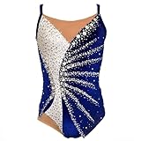 【DESIGN SENZA MANICHE】Il design senza maniche del costume da ginnastica for spettacoli teatrali libera le braccia, offrendo ampio spazio for i movimenti complessi e for ballare più liberamente.