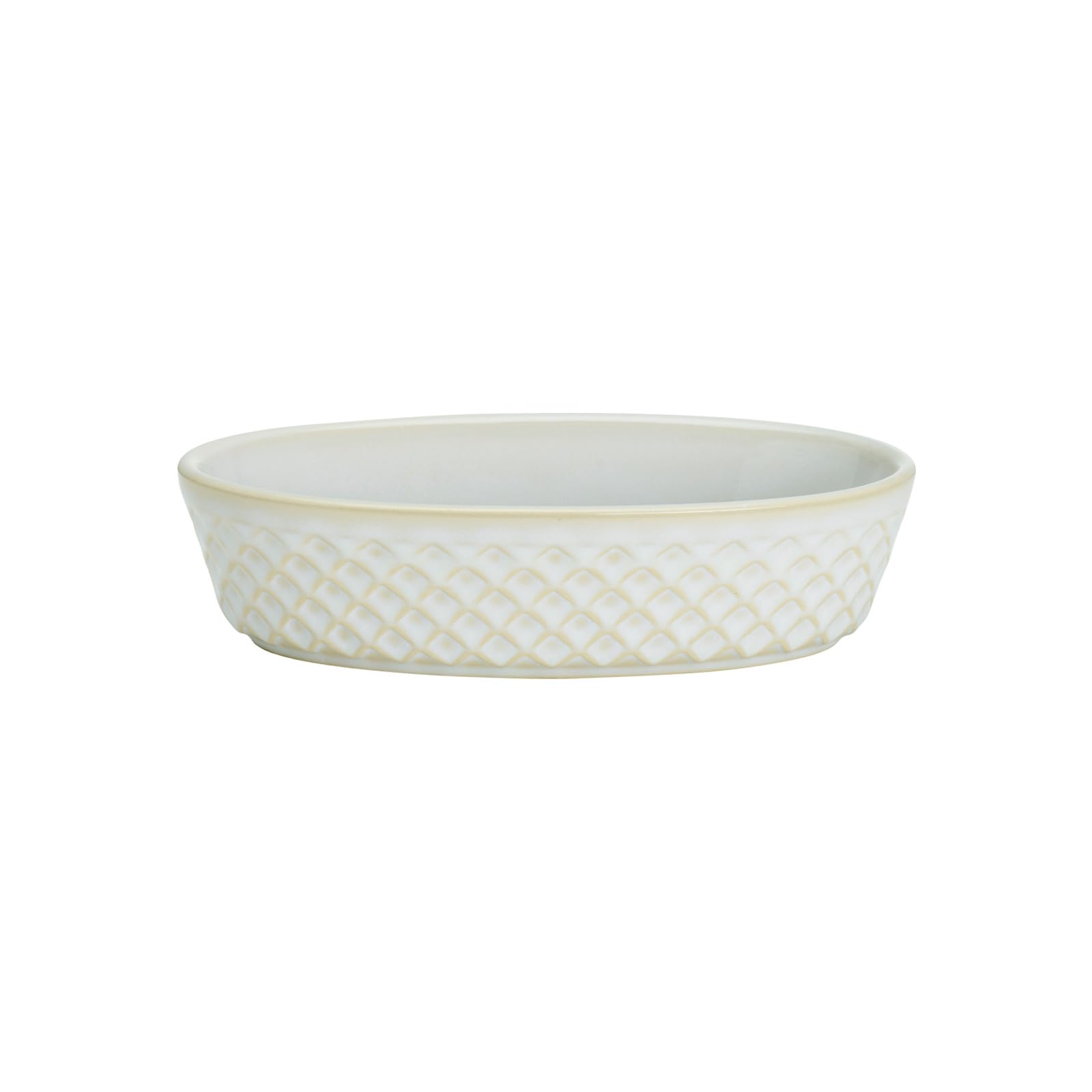Ritzenhoff & Breker Kiruna Auflaufformen-Set 2-teilig – Ovales Design – 28 x 18,5 cm | 20 x 12,5 cm – Ofenformen aus Steingut mit Außenrelief