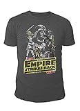 Star Wars - Krieg der Sterne Herren T-Shirt - Das Imperium schlägt zurück (Grau) (S-XL) (S)