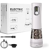 Elektrisches Salz- und Pfeffermühlen-Set, wiederaufladbar, automatische...