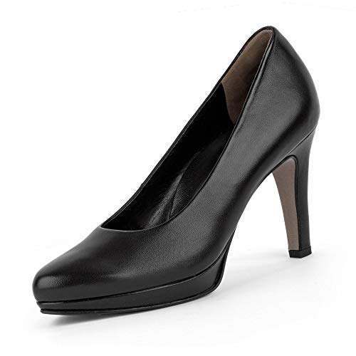 Paul Green Pumps 2634-008, smooth leather, black, women's, black, 8