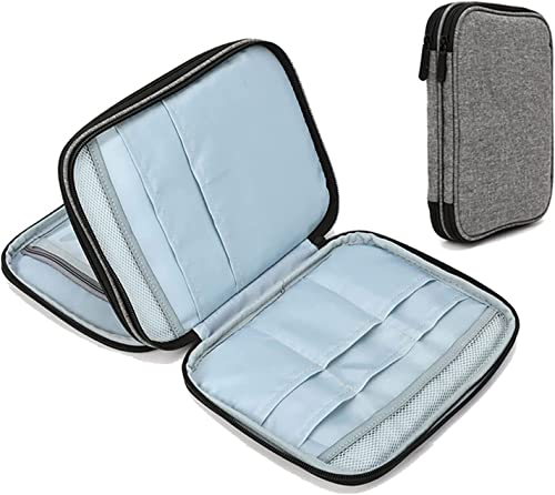 QZLKNIT Knitting Needle Case, Portable Crochet Needle Case, Travel Organizer Storage Bag for Knitting Needles and Other Accessories (Bag Only)