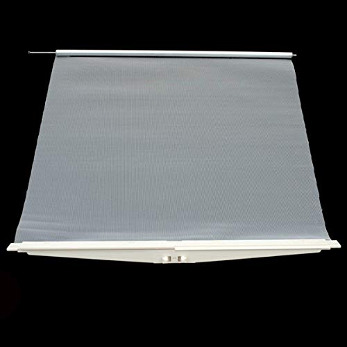 MPK - Tenda a rullo di ricambio MPK 47K VisionVent M, lucernario, tetto 40 x 40 cm, per roulotte, camper, caravan, colore: bianco perla