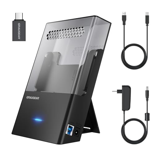 Caja externa para discos HDD/SSD de 3.5/2.5 pulg USB 3.2 miniatura 2