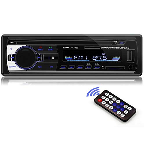 Boomboost Car Stereo 12V FM nella Radio di deviazione Standard 1 Radio di deviazione Standard SD/USB AUX Bluetooth Handsfree autoradio